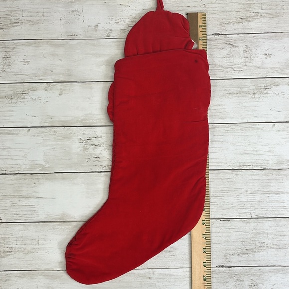 VintageSanta with toys needlepoint Christmas stocking - Picture 5 of 9